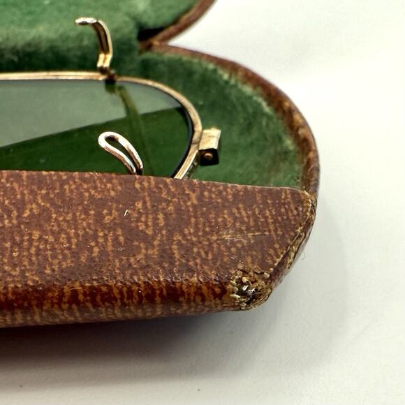 Vintage Ray Ban Bausch & Lomb 1/10 12K GF B&L Clip-on Sunglasses w/ Case - Picture 10 of 14